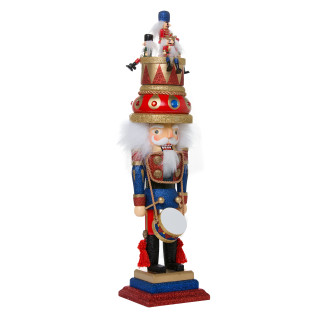 Thumbnail 5: Kurt Adler Kurt Adler 20-Inch Hollywood Music Box Hat Nutcracker. 