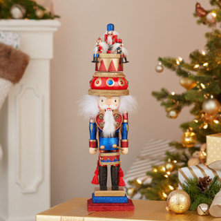 Thumbnail 9: Kurt Adler Kurt Adler 20-Inch Hollywood Music Box Hat Nutcracker. 
