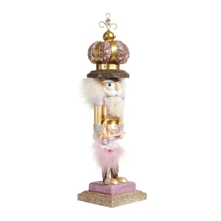 Thumbnail 4: Kurt Adler Kurt Adler 14-Inch Hollywood  Ballet and Crown Nutcracker. 