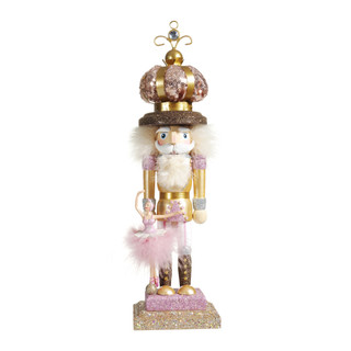 Thumbnail 6: Kurt Adler Kurt Adler 14-Inch Hollywood  Ballet and Crown Nutcracker. 
