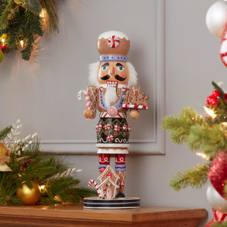 Thumbnail 2: Kurt Adler 16-Inch Gingerbread Nutcracker 