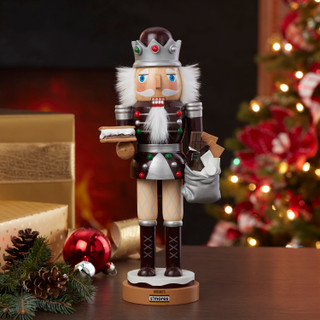Thumbnail 14: Kurt Adler Kurt Adler 14-Inch Hershey's S'mores Nutcracker. 