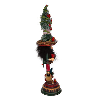 Thumbnail 4: Kurt Adler Kurt Adler 19.5-Inch Hollywood Cardinal in Tree Hat. 