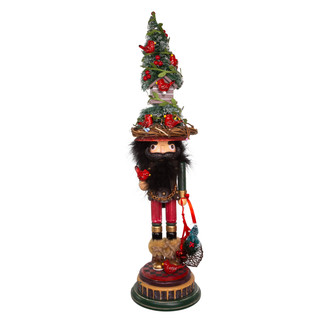 Thumbnail 2: Kurt Adler Kurt Adler 19.5-Inch Hollywood Cardinal in Tree Hat. 