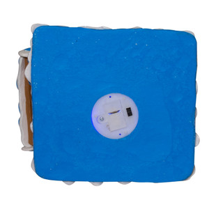 Thumbnail 8: Kurt Adler 7-Inch LED Hanukkah Gingerbread House Tablepiece 