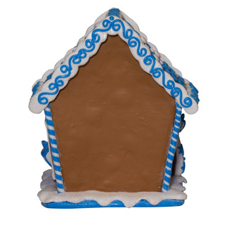 Thumbnail 4: Kurt Adler 7-Inch LED Hanukkah Gingerbread House Tablepiece 
