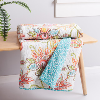 Thumbnail 2: Levtex Home Sophia Reversible Quilted Throw 