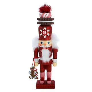 Thumbnail 8: Kurt Adler Kurt Adler 12-Inch Hollywood Red Gingerbread Nutcracker. 