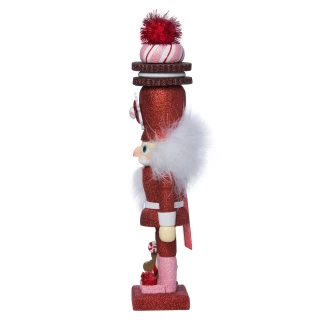 Thumbnail 6: Kurt Adler Kurt Adler 12-Inch Hollywood Red Gingerbread Nutcracker. 