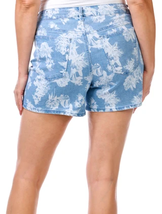 Thumbnail 3: D. Jeans D. Jeans Womens Floral Denim Shorts 