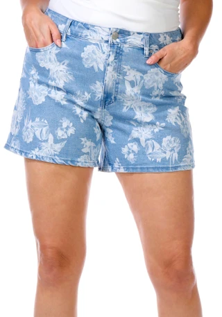 Thumbnail 4: D. Jeans D. Jeans Womens Floral Denim Shorts 
