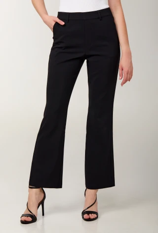 Thumbnail 4: Express Womens Blogger High Waisted Boot Cut Pants 