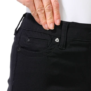 Thumbnail 3: Zac & Rachel Zac & Rachel Petite Button Front Slim Leg Pants 