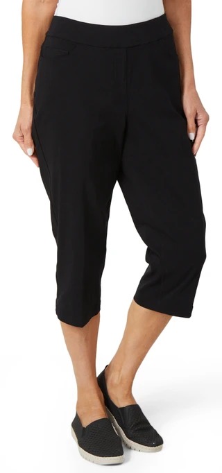 Thumbnail 1: Erin London Erin London Petite Pull-On Twill Capris 