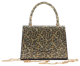 Thumbnail 1: D'Margeaux D'Margeaux Leopard Shimmer Clutch 