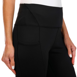 Thumbnail 3: APANA Apana Womens Active Solid 7/8 Pull On Leggings 