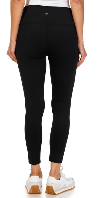 Thumbnail 2: APANA Apana Womens Active Solid 7/8 Pull On Leggings 