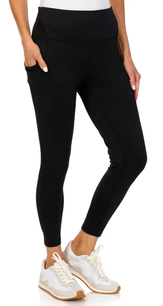Thumbnail 1: APANA Apana Womens Active Solid 7/8 Pull On Leggings 