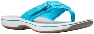 Thumbnail 1: Clarks Clarks Womens Cloudsteppers Breeze Sea Flip Flops 