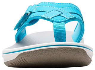 Thumbnail 47: Clarks Clarks Womens Cloudsteppers Breeze Sea Flip Flops 