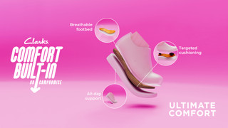 Thumbnail 8: Clarks Clarks Womens Cloudsteppers Breeze Sea Flip Flops 