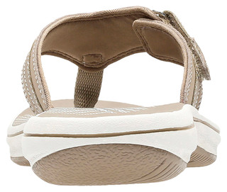 Thumbnail 4: Clarks Clarks Womens Cloudsteppers Breeze Sea Flip Flops 