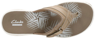 Thumbnail 2: Clarks Clarks Womens Cloudsteppers Breeze Sea Flip Flops 