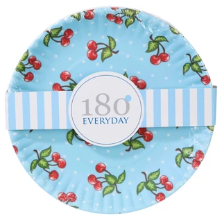 Thumbnail 1: ONE HUNDRED AND 80 DEGREE One Hundred and 80 Degrees Cherries Melamine Plate Set 