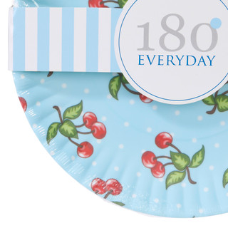Thumbnail 2: ONE HUNDRED AND 80 DEGREE One Hundred and 80 Degrees Cherries Melamine Plate Set 
