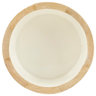 Thumbnail 3: ONE HUNDRED AND 80 DEGREE One Hundred and 80 Degrees 6x3 Mango Wood Hand Carved Bowl 