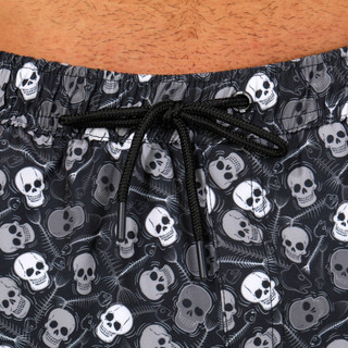 Thumbnail 3: REEL LEGENDS Reel Legends Mens Skull Print Volley Swim Shorts 