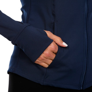 Thumbnail 3: VOGO Vogo Womens Active Solid Zip Up Jacket 
