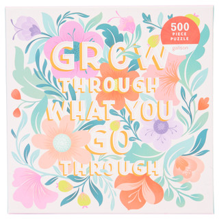 Thumbnail 1: Chronicle Chronicle Grow Through What You Go Through 500 Piece Puzzle 