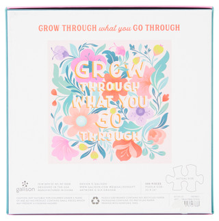 Thumbnail 2: Chronicle Chronicle Grow Through What You Go Through 500 Piece Puzzle 