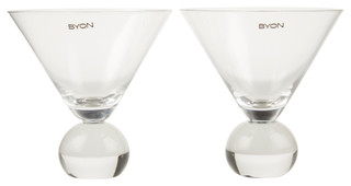 Thumbnail 1: BYON Byon 2 Pk Ball Martini Glasses 