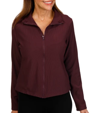 Thumbnail 1: VOGO Vogo Womens Active Solid Zip Jacket 