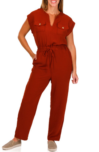 Thumbnail 1: Luxology Luxology Womens Solid Jumpsuit 