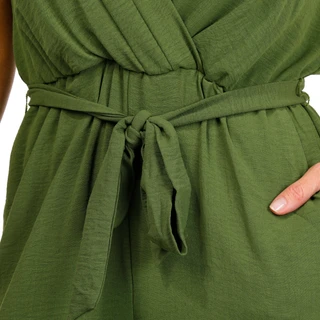 Thumbnail 2: Luxology Luxology Womens Sleeveless Belted Jumpsuit 