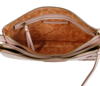 Thumbnail 3: Lucky Brand Lucky Brand 3D Flowers Leather Crossbody Handbag 
