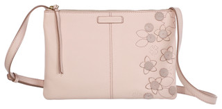 Thumbnail 1: Lucky Brand Lucky Brand 3D Flowers Leather Crossbody Handbag 
