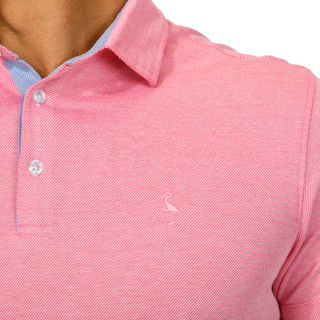 Thumbnail 3: TAILORBYRD Tailorbyrd Mens Dobby Twill Polo Shirt 