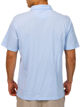 Thumbnail 3: TAILORBYRD Tailorbyrd Mens Dobby Twill Polo Shirt 
