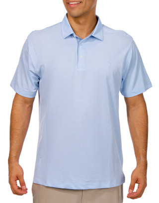 Thumbnail 2: TAILORBYRD Tailorbyrd Mens Dobby Twill Polo Shirt 