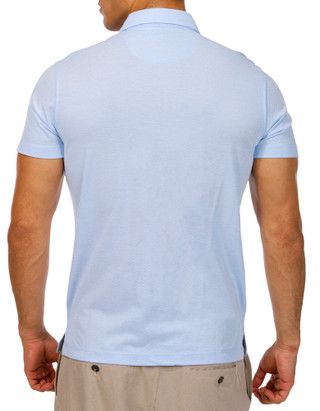 Thumbnail 4: TAILORBYRD Tailorbyrd Mens Dobby Twill Polo Shirt 