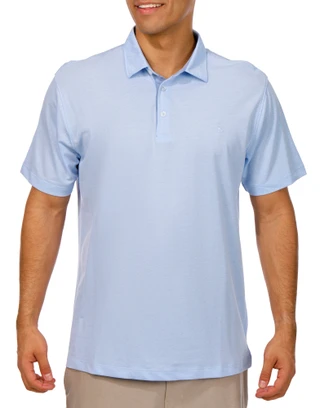 Thumbnail 2: TAILORBYRD Tailorbyrd Mens Dobby Twill Polo Shirt 