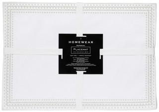 Thumbnail 1: Homewear Homewear 4 Pk Embroidered 13 x 19 in Placemats 