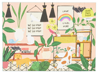 Thumbnail 1: Chronicle Chronicle Love Lives Here 1000 Piece Family Puzzle 