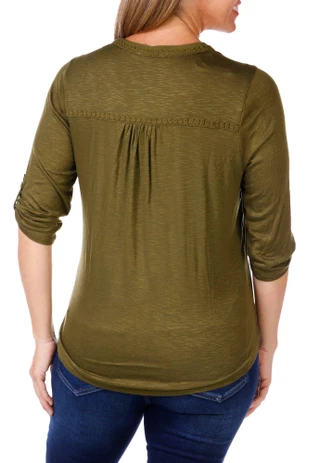 Thumbnail 2: Democracy Women's Solid Knit Top 