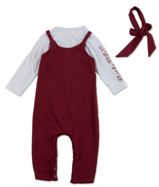Thumbnail 2: Collosseum Baby Girls 3 Pc Florida Seminoles Jumpsuit 