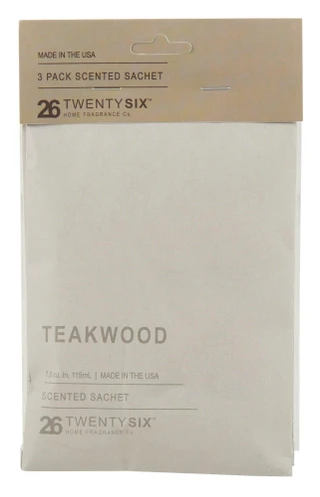 Thumbnail 1: 26 Home Fragrance 3 Pk Scented Sachet in Teakwood 